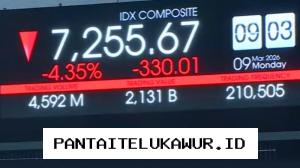 Indeks Harga Saham Gabungan Terpantau Turun Meskipun Harga Minyak Global Mengalami Peningkatan Signifikan