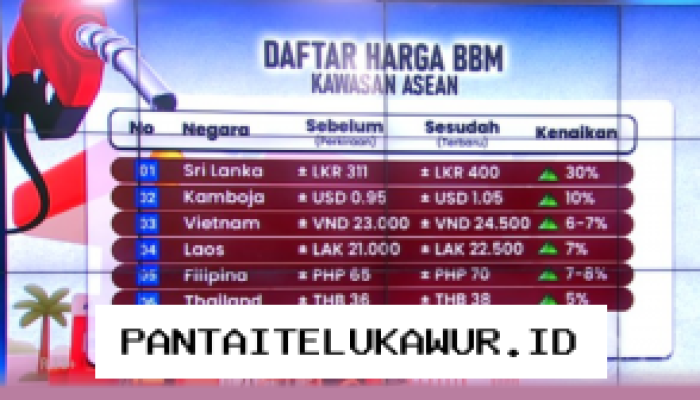 Perbandingan Harga BBM Pertamina dengan Negara ASEAN Saat Krisis Energi Global Melanda Dunia
