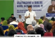 Wamensos Agus Jabo Priyono Gelar Silaturahmi dan Salurkan Bansos Sembako di Desa Ngampeldento Menjelang Lebaran 2026 untuk Warga Magelang