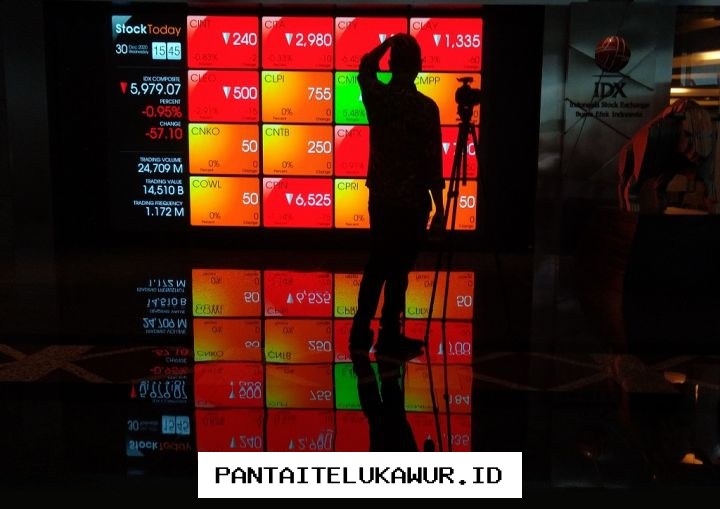 Indeks Harga Saham Gabungan Melemah 15 Poin Menuju Level 6.101 pada Sesi Sore Ini