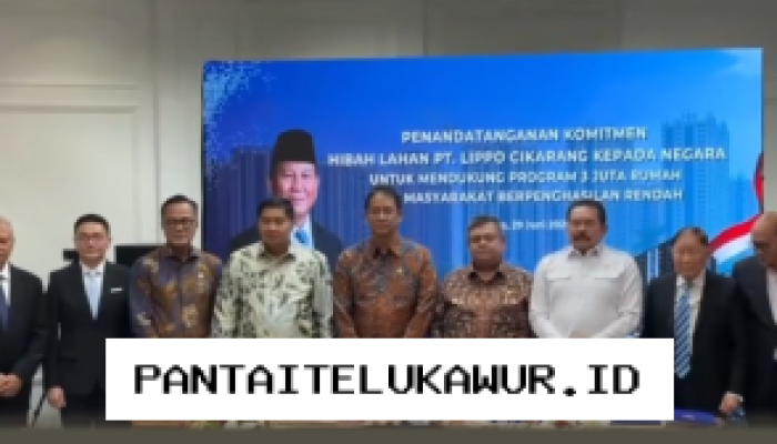 Lippo Group Menyerahkan Hibah Tanah Seluas 30 Hektare kepada Pemerintah RI