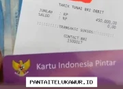 Bansos PIP Cairkan Dana dari Rp450.000 sampai Rp1.800.000, Ini Rincian Bukti Transfernya