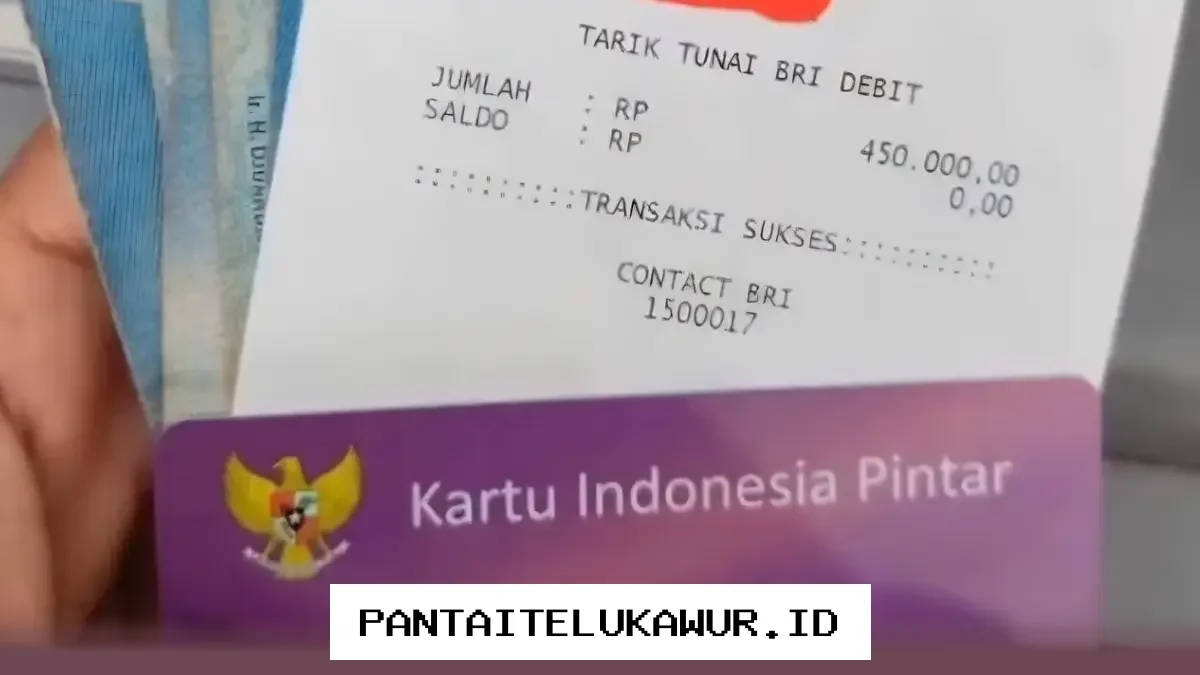 Bansos PIP Cairkan Dana dari Rp450.000 sampai Rp1.800.000, Ini Rincian Bukti Transfernya