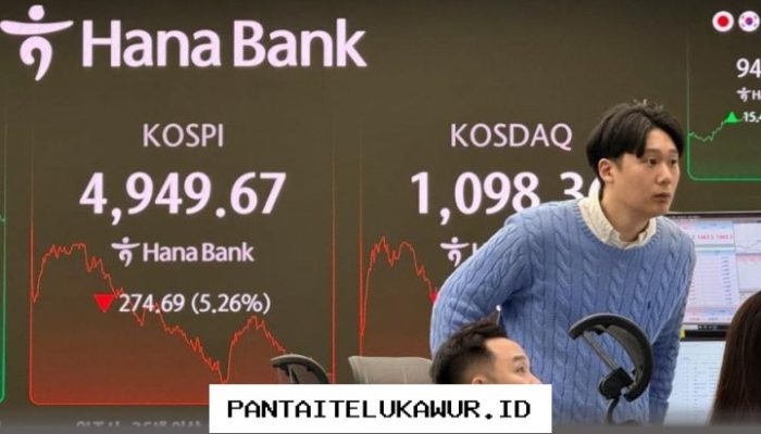 Indeks Saham Asia Turun, Kospi Anjlok 6 Persen