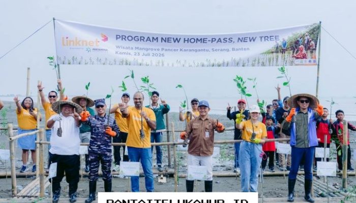 Linknet Kuatkan Ekosistem Pesisir Serang Melalui Penanaman Lebih dari 5.000 Bibit Mangrove