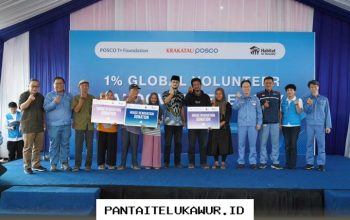 Relawan POSCO Perbaiki Fasilitas Pendidikan dan Permukiman Warga Cilegon